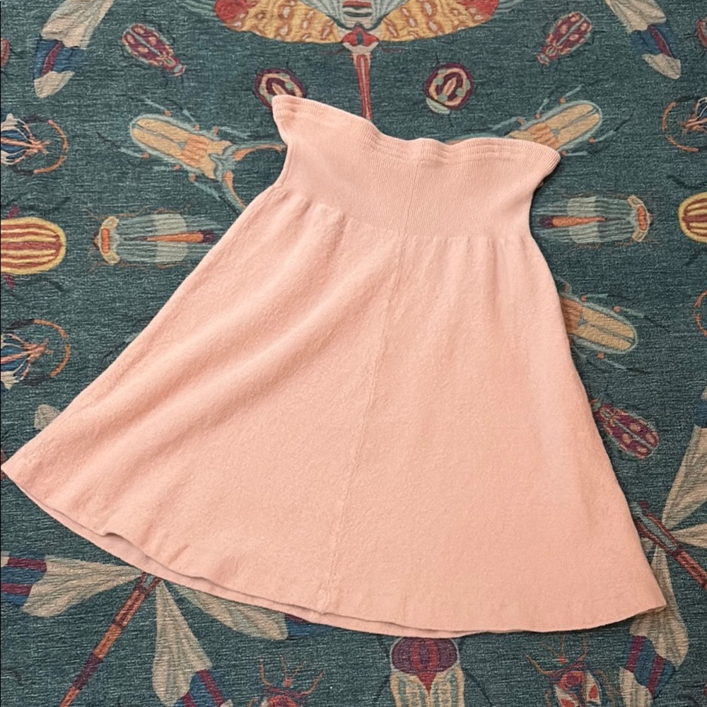 Super Cute vintage Eleanor P Brenner pink 100% wool skirt L
